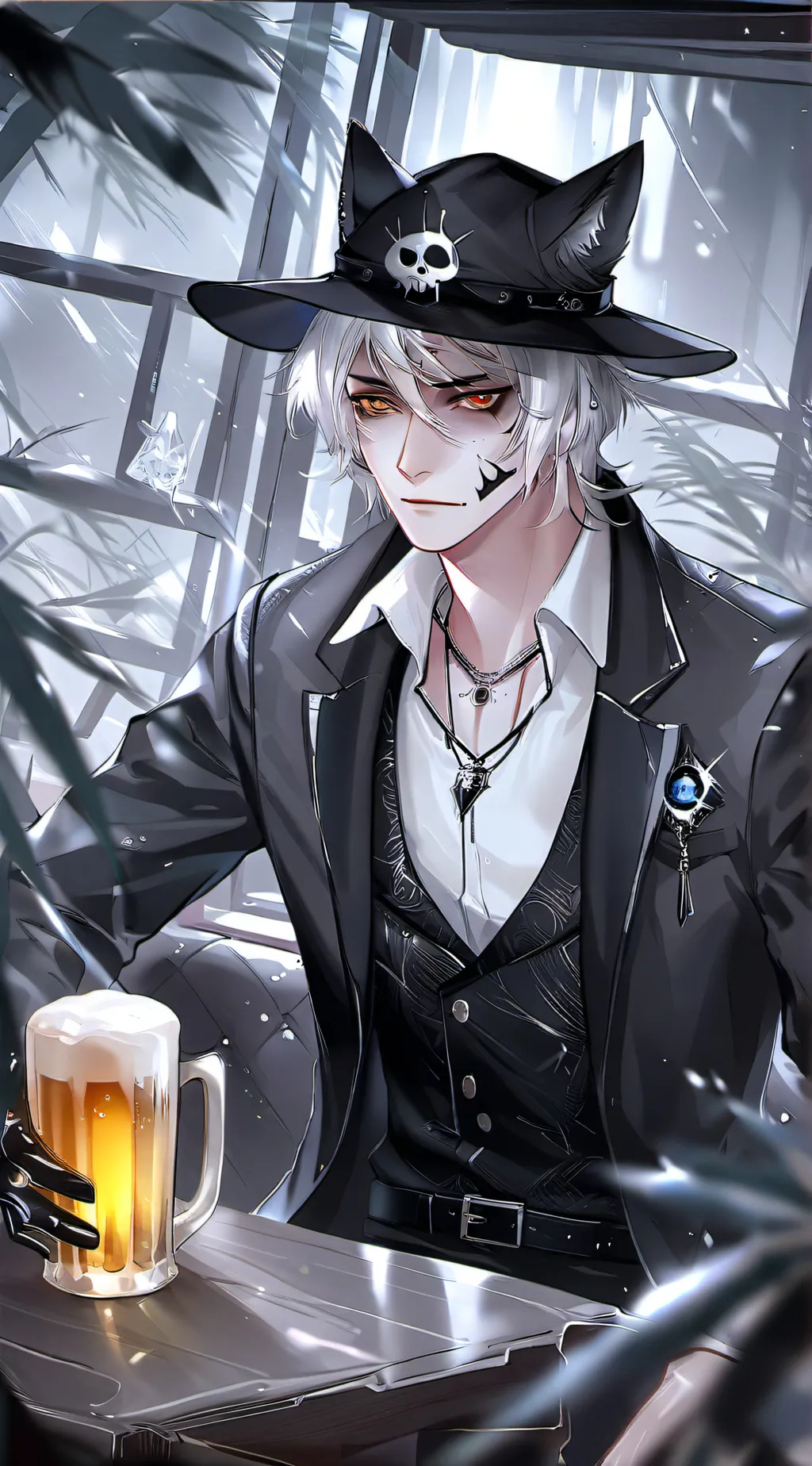 ai character: huskers background