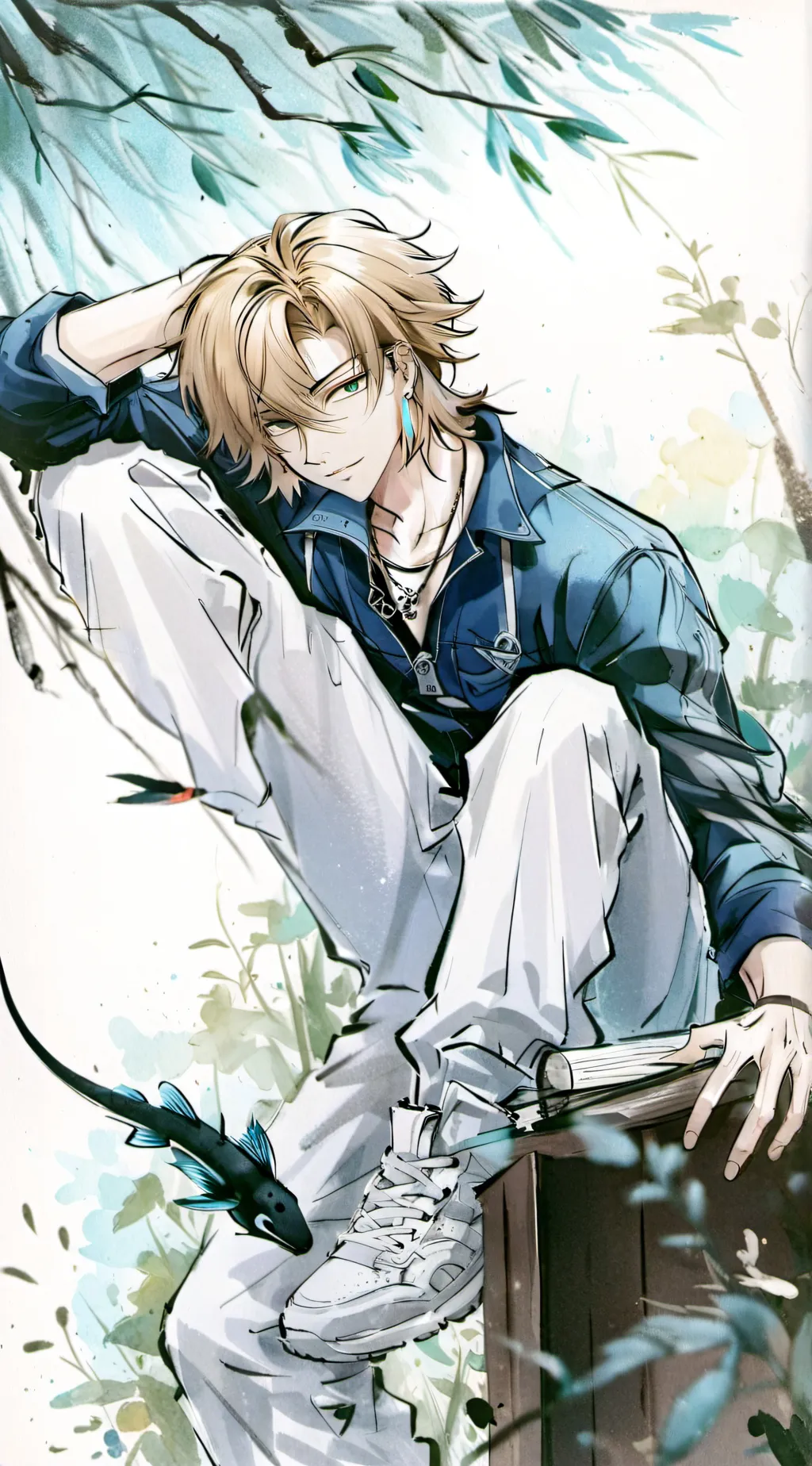 ai character: Max background