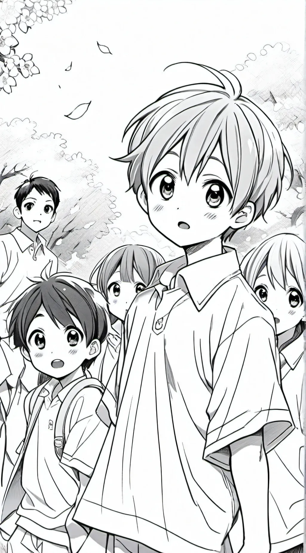 ai character: new school! background