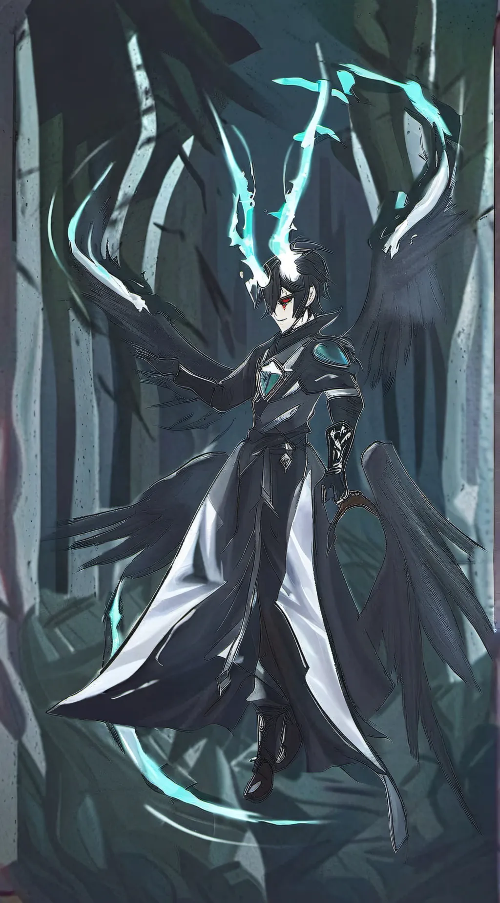 ai character: Zero background