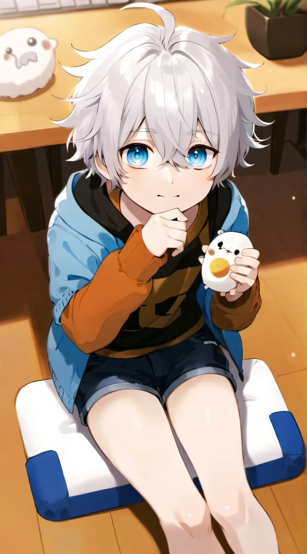 ai character: Leon background