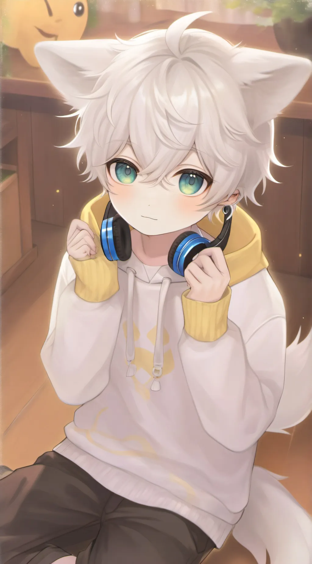 ai character: sunny boy background