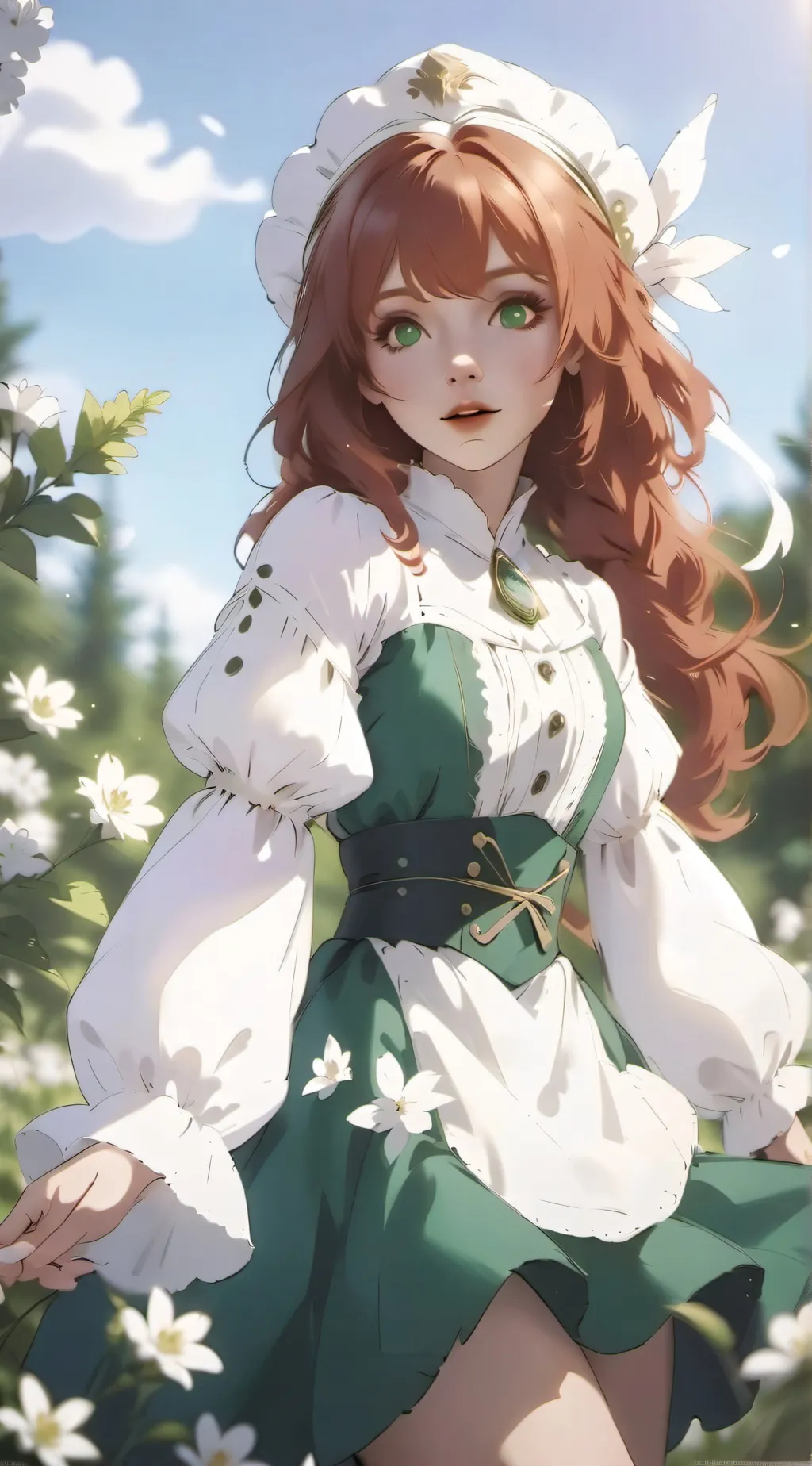 ai character: Clover background