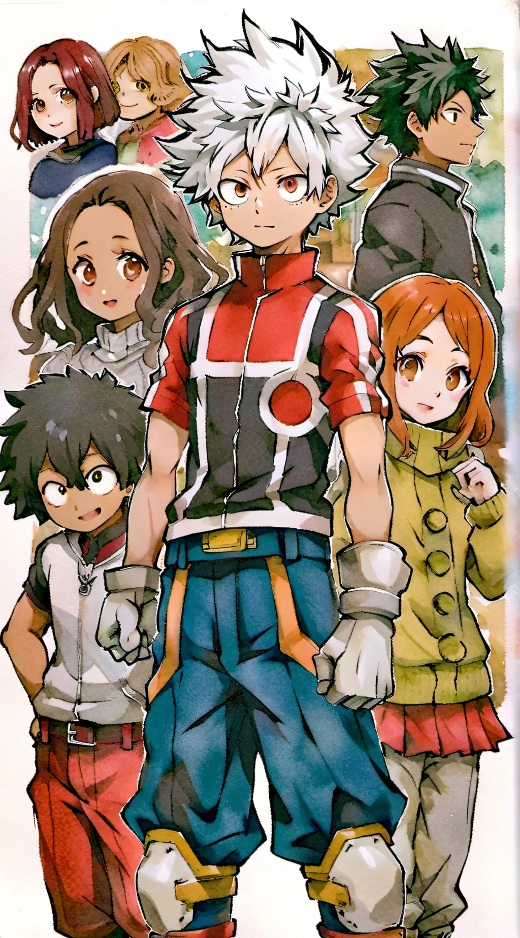 ai character: Mha background