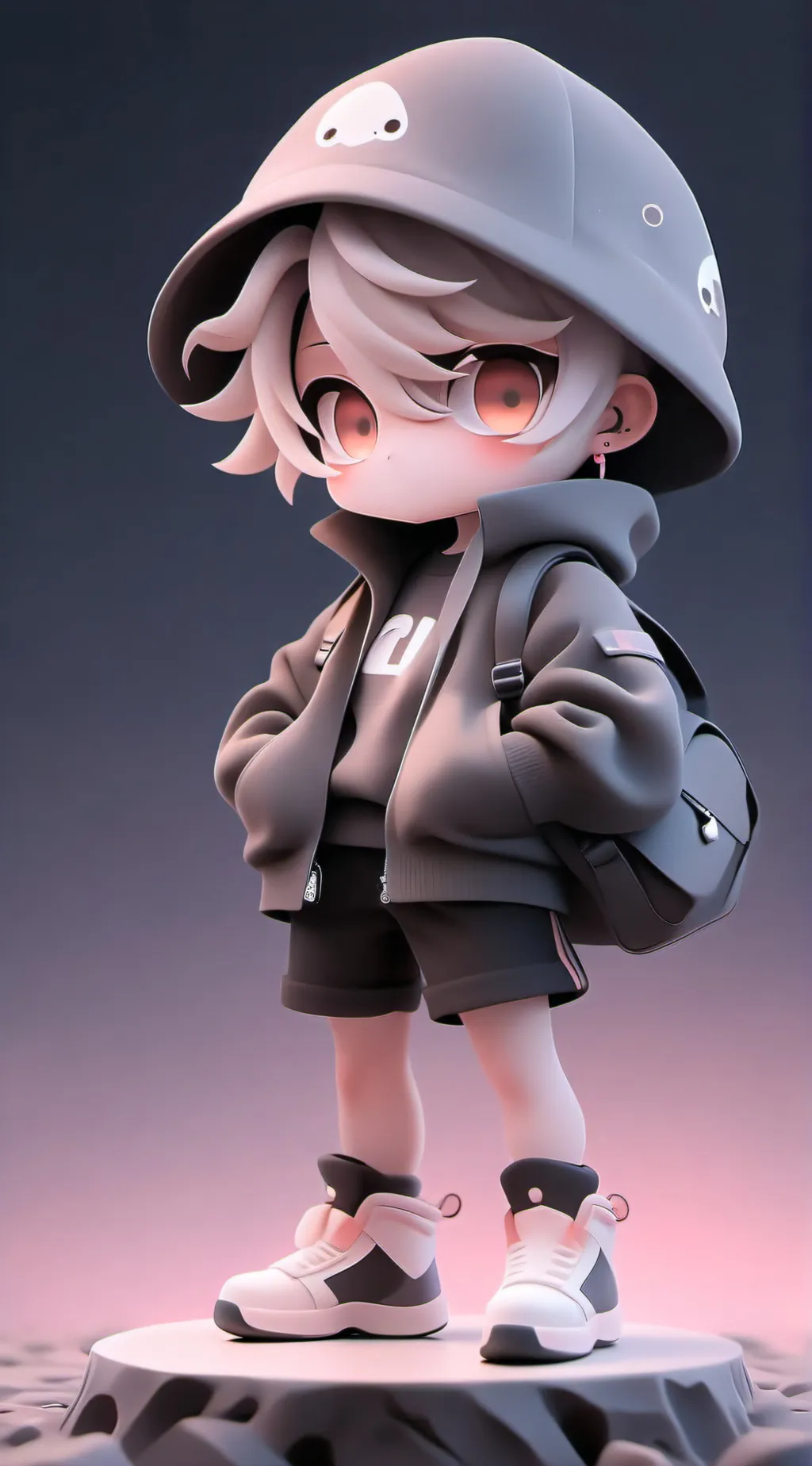 ai character: changed  background