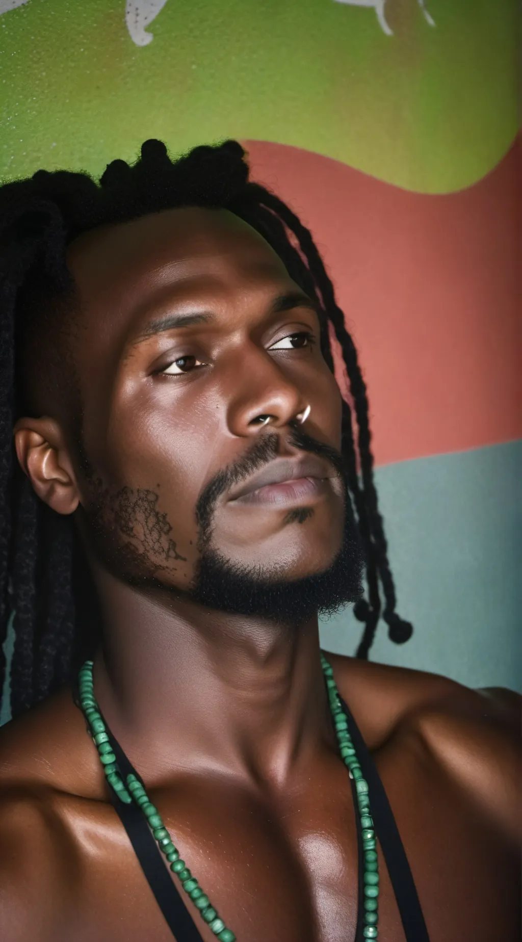 ai character: Drew  background