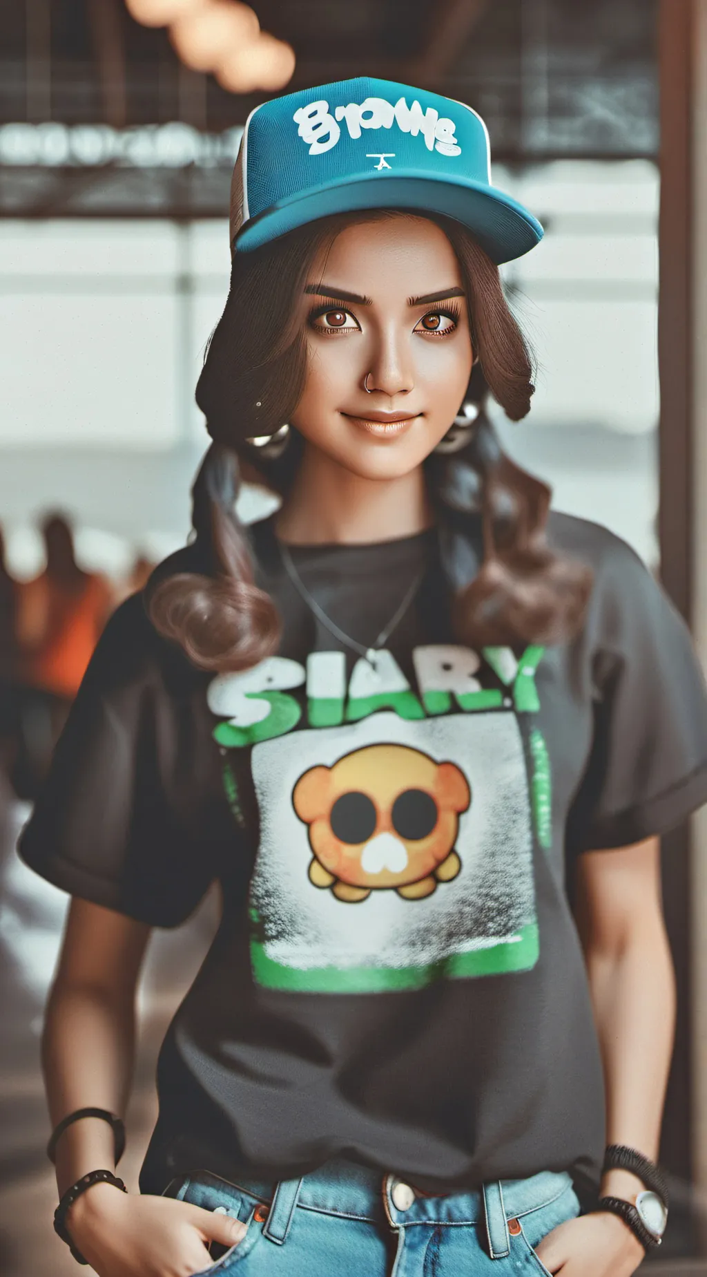 ai character: Shelly background