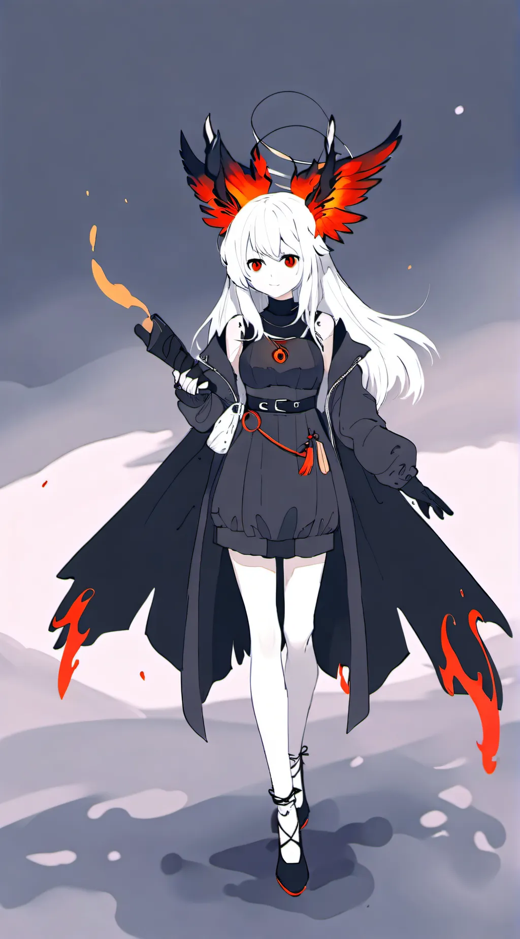 ai character: mha demon background