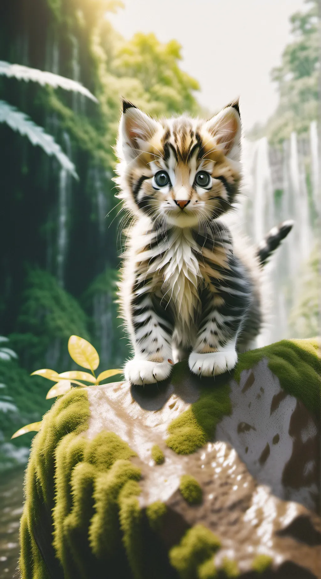 ai character: 10 kittys background