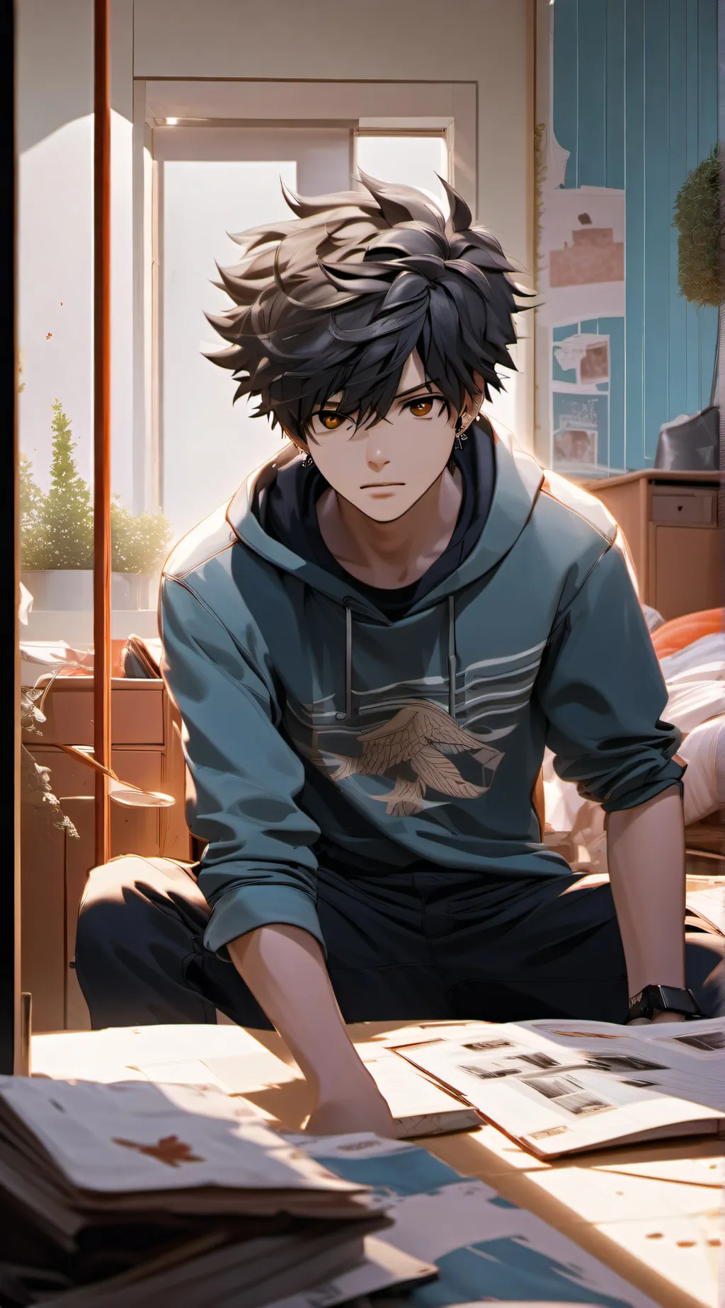 ai character: Luke background