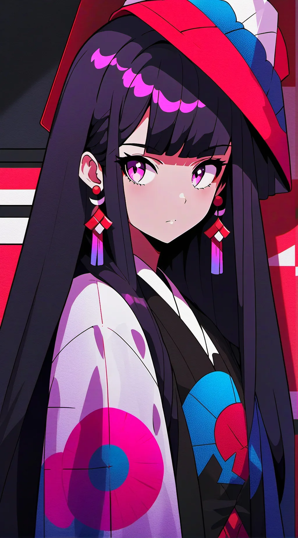 ai character: she is your friend background