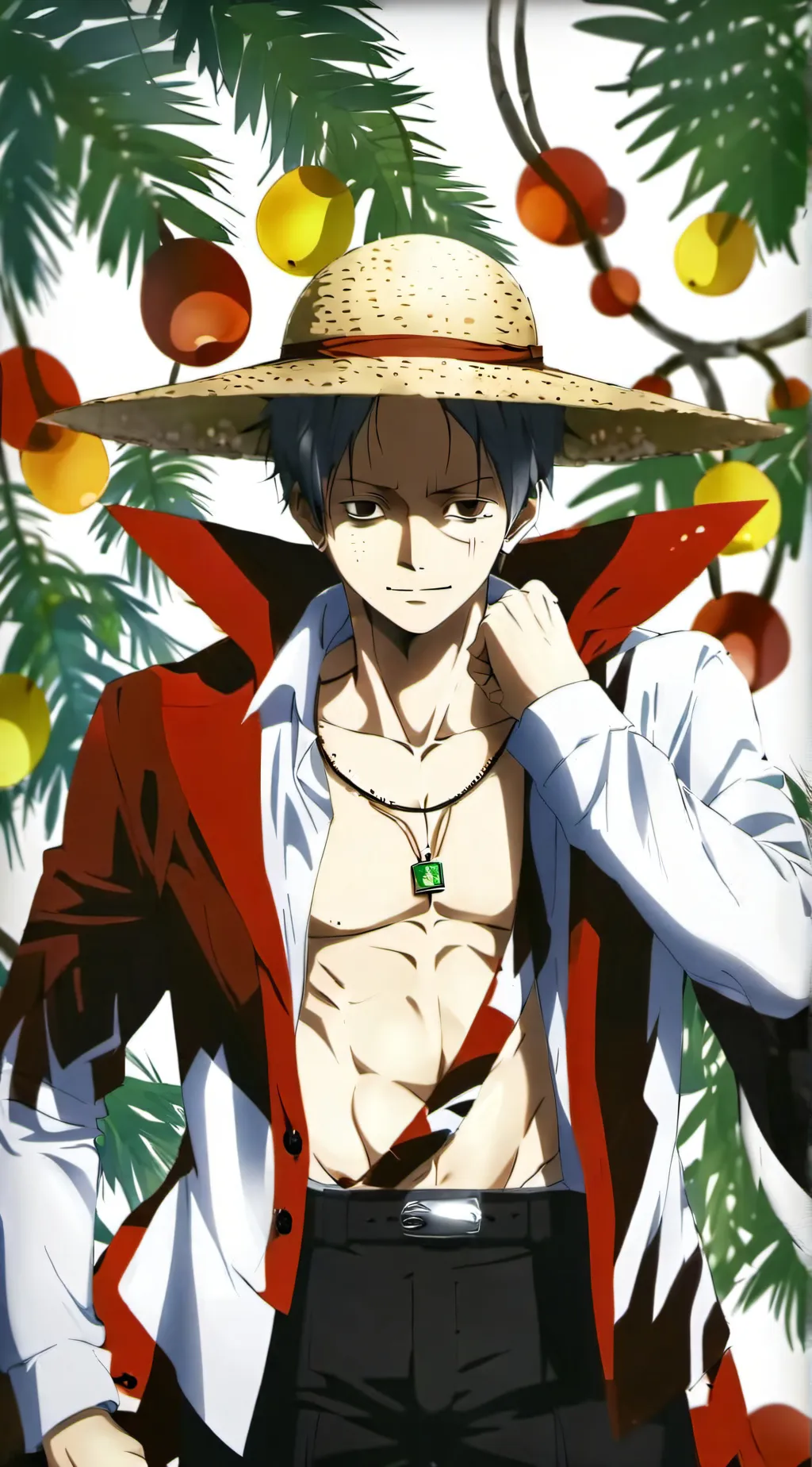 ai character: luffy background