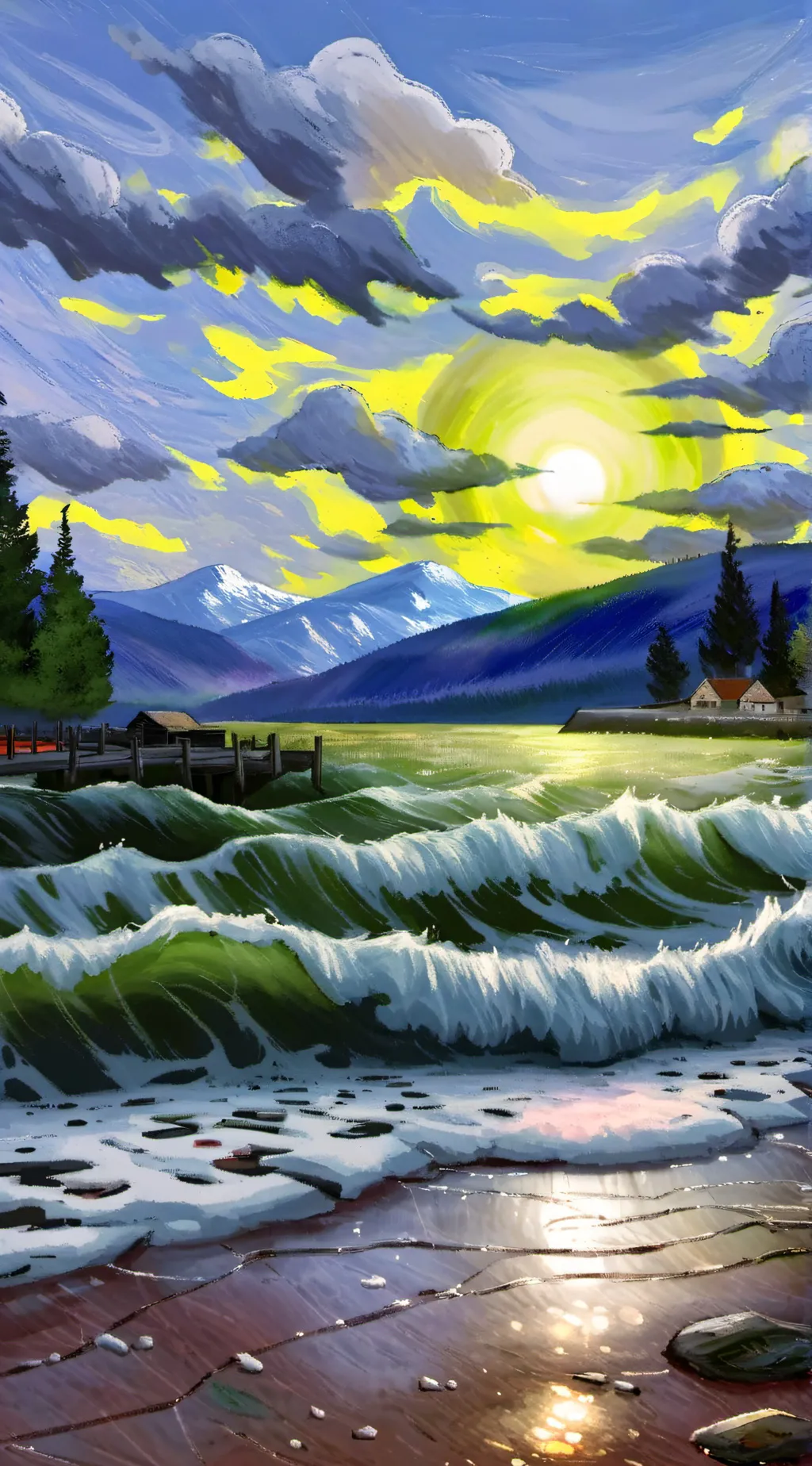 ai character: after sans  background