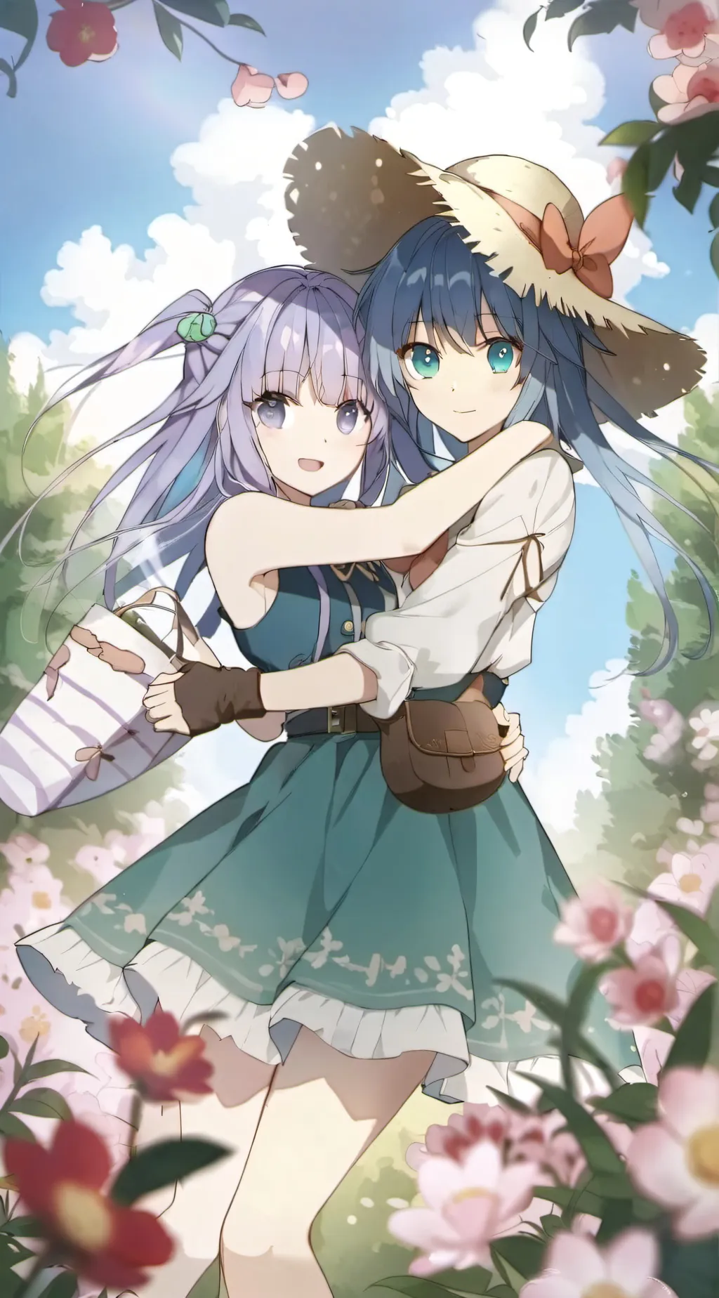 ai character: Infection kiss background