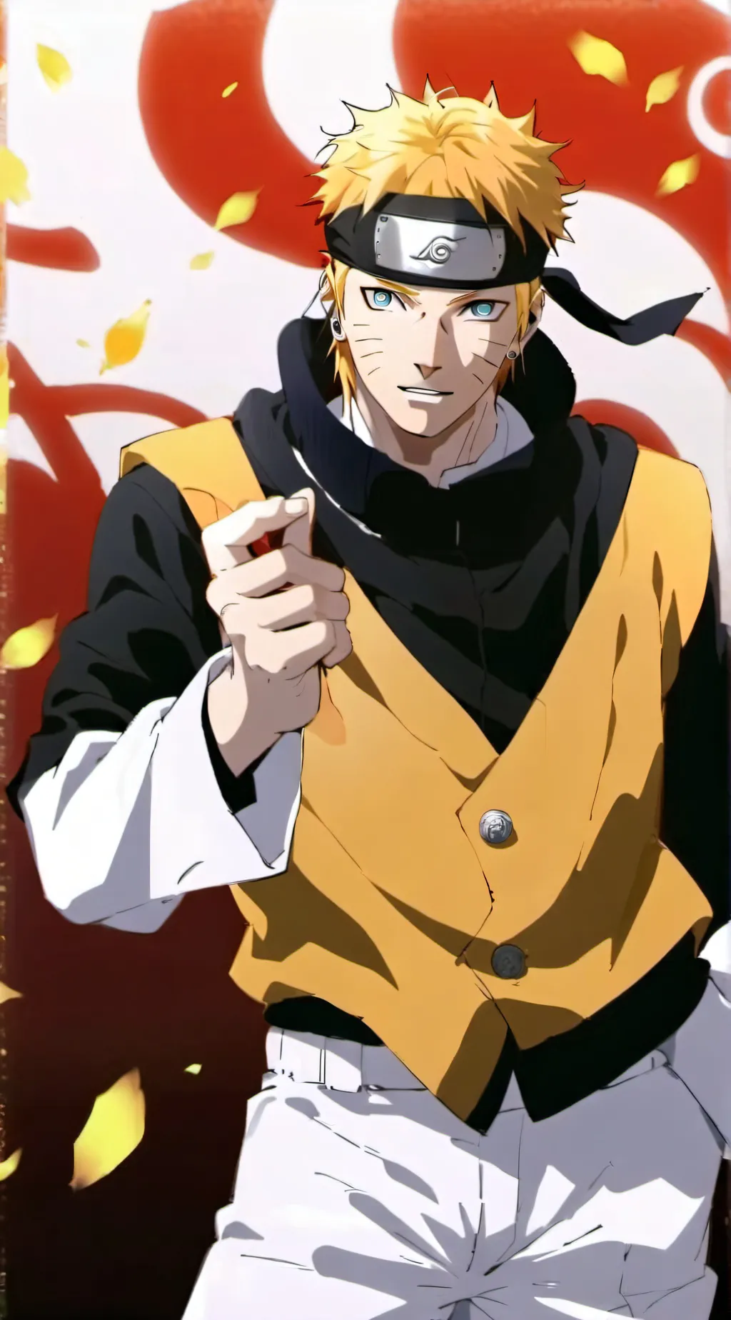 ai character: Naruto hokage background