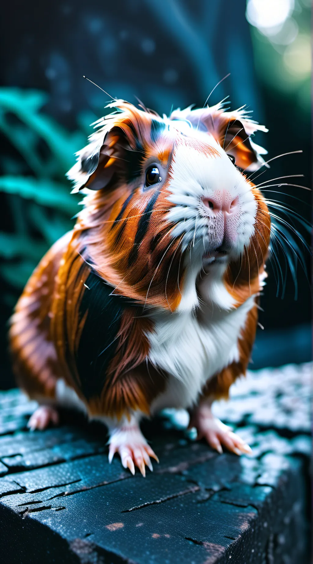 ai character: ginger background