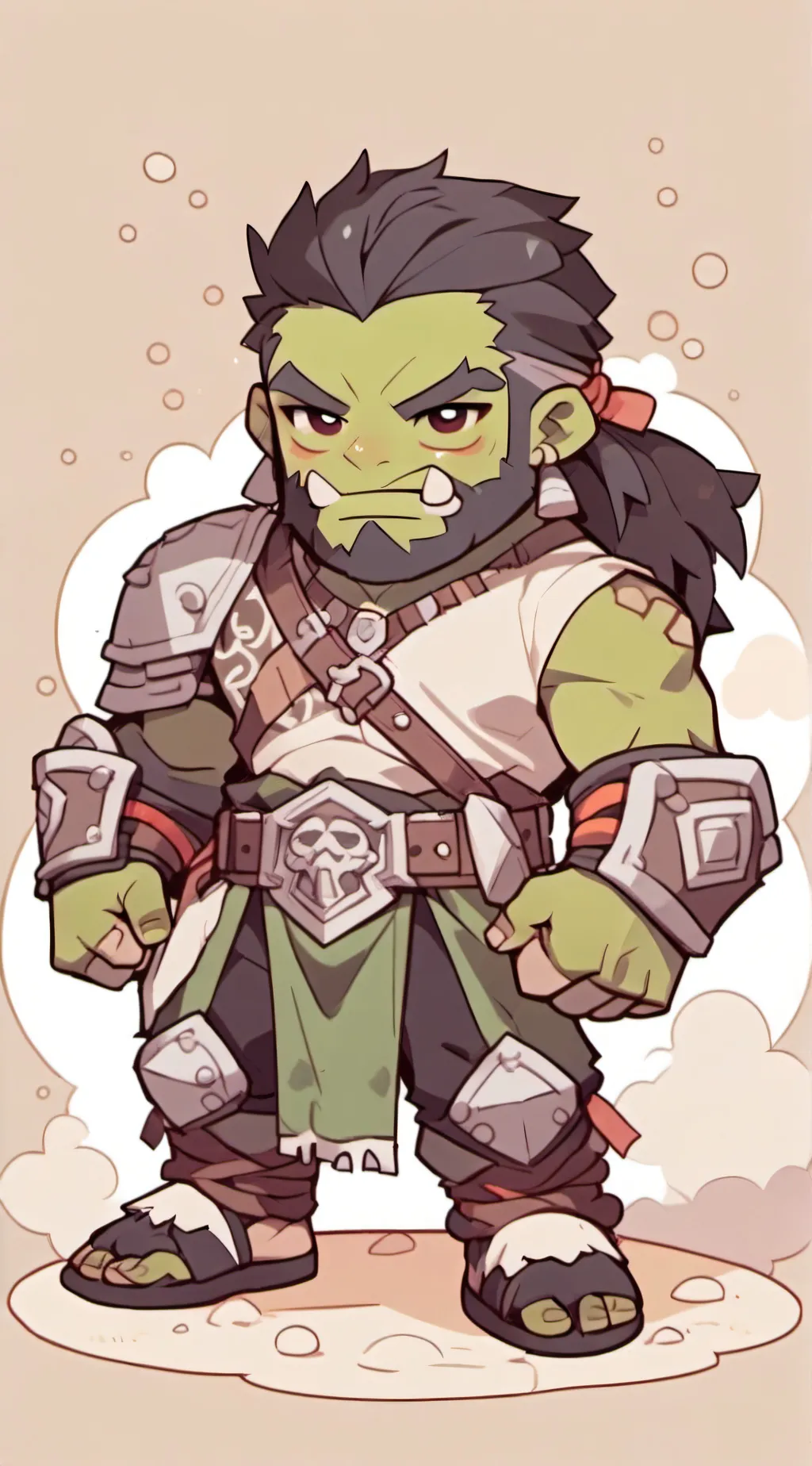 ai character: Threash  background