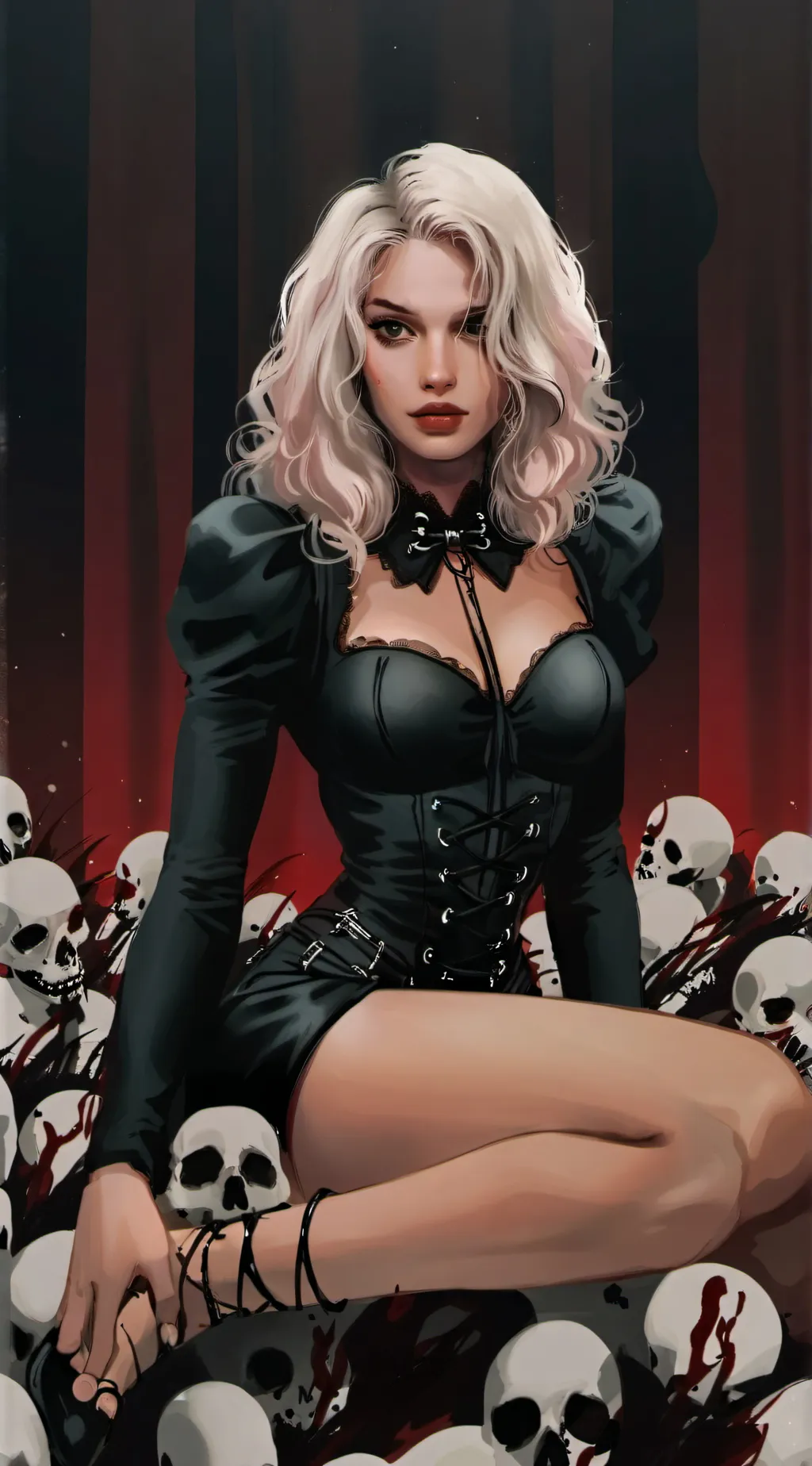 ai character: Aurora background