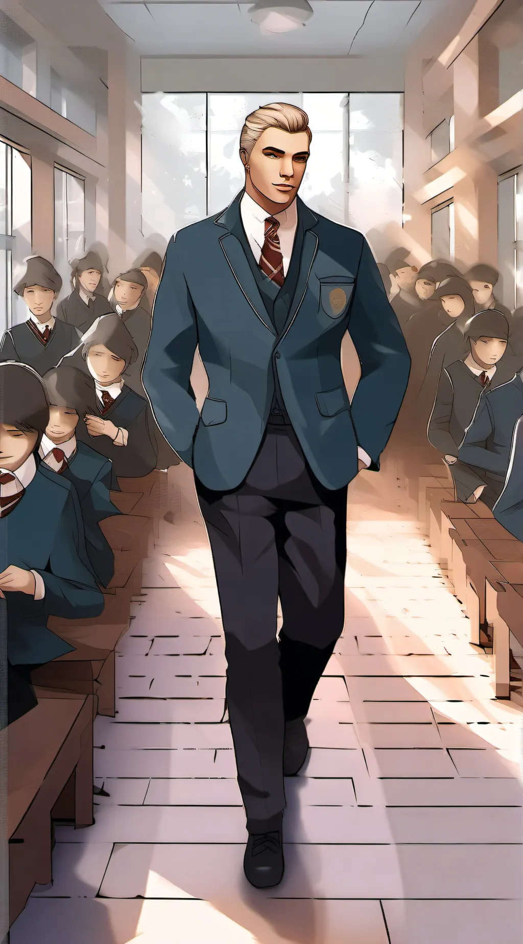 ai character: darby Harrington background