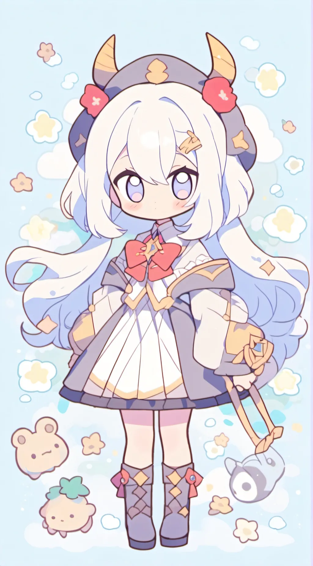 ai character: ayaa, razer & you  background