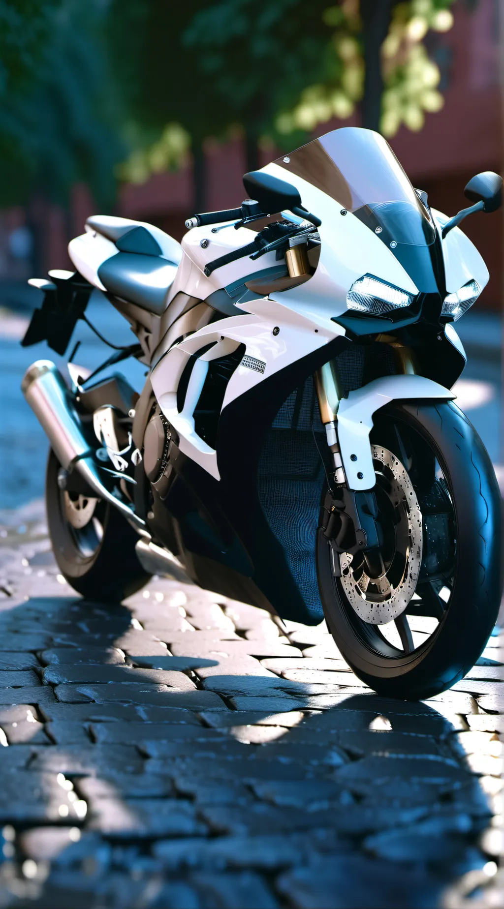 ai character: Motorcycle  background