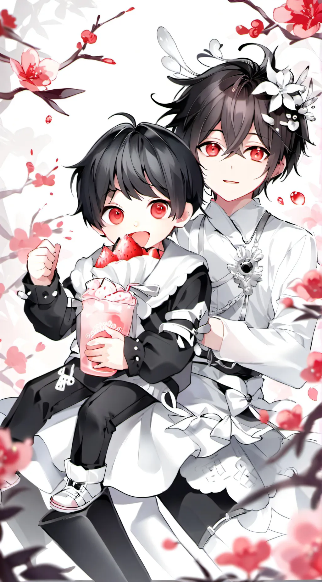 ai character: Max and will background