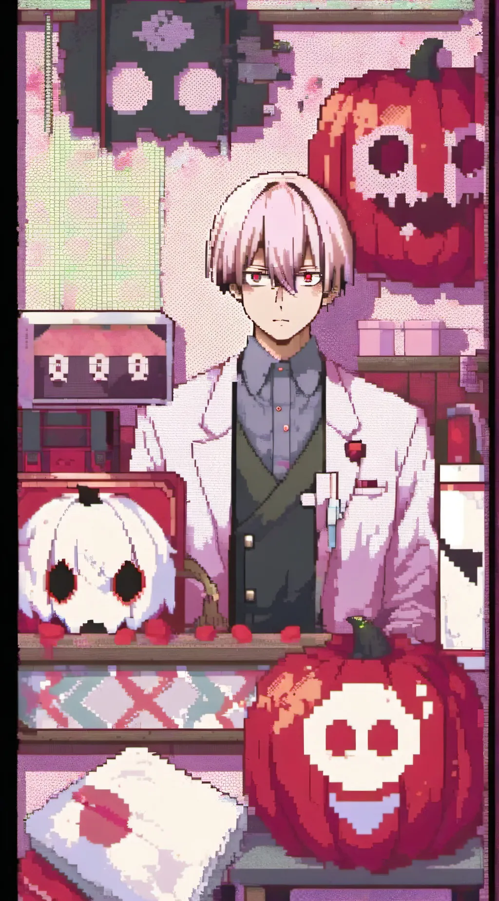 ai character: todoroki fored background