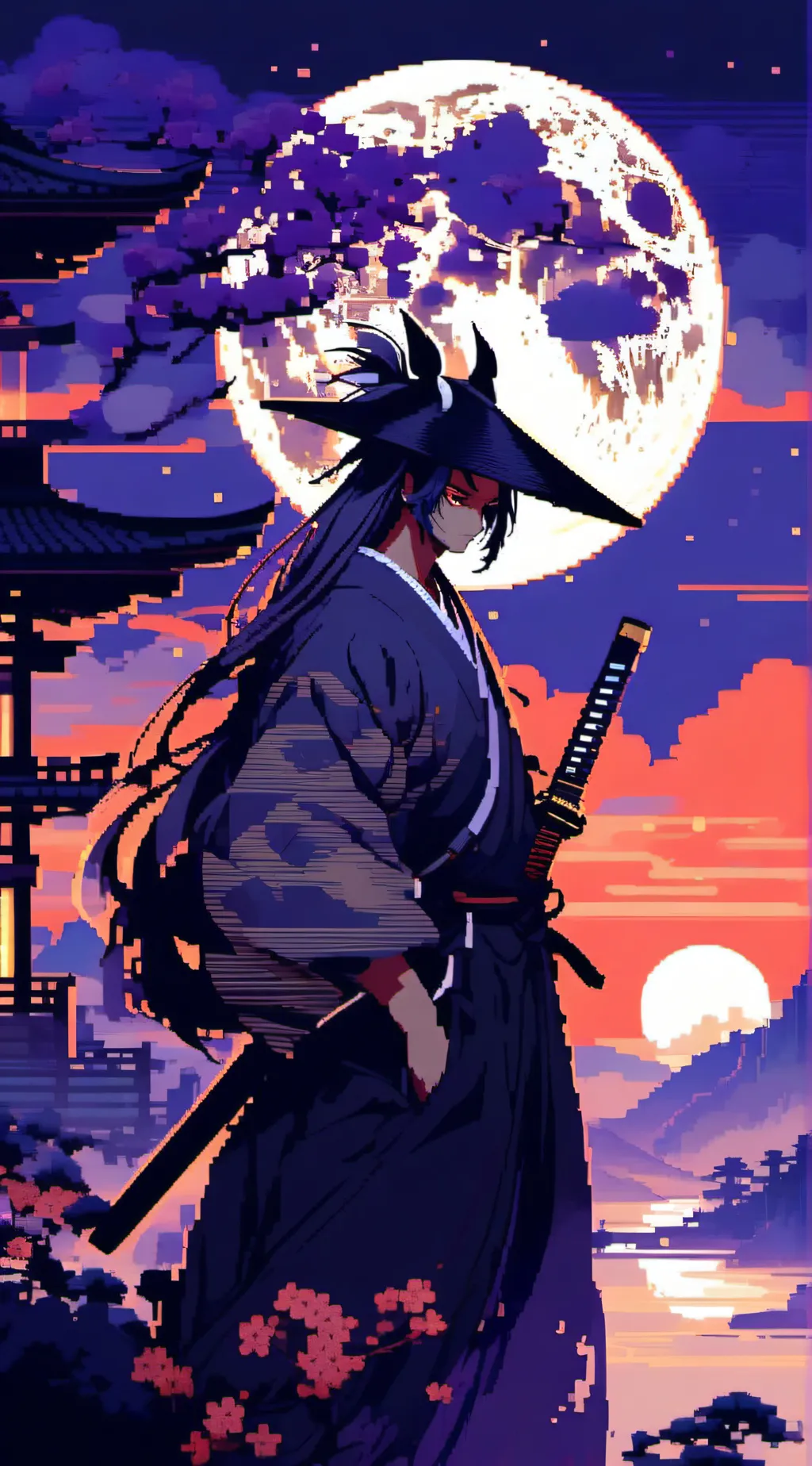 ai character: kokushibo  background