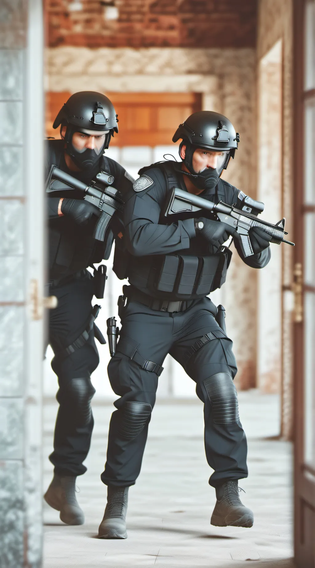 ai character: Ready Or Not. background