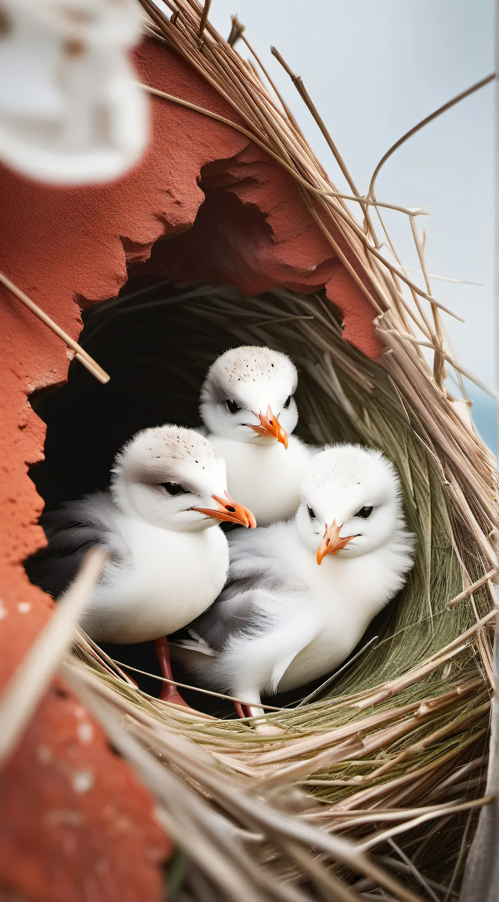 ai character: mean seagulls background