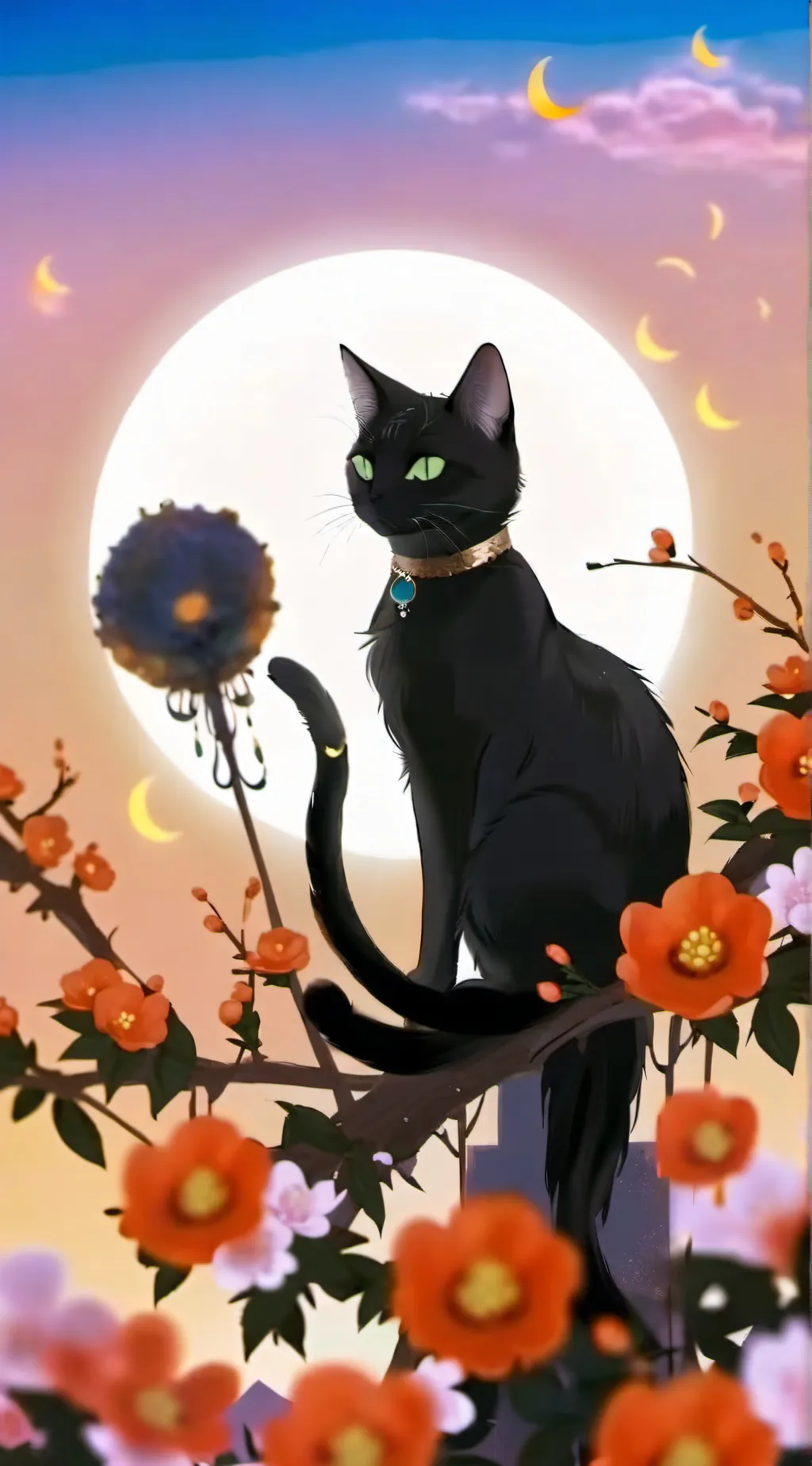 ai character: Luna background