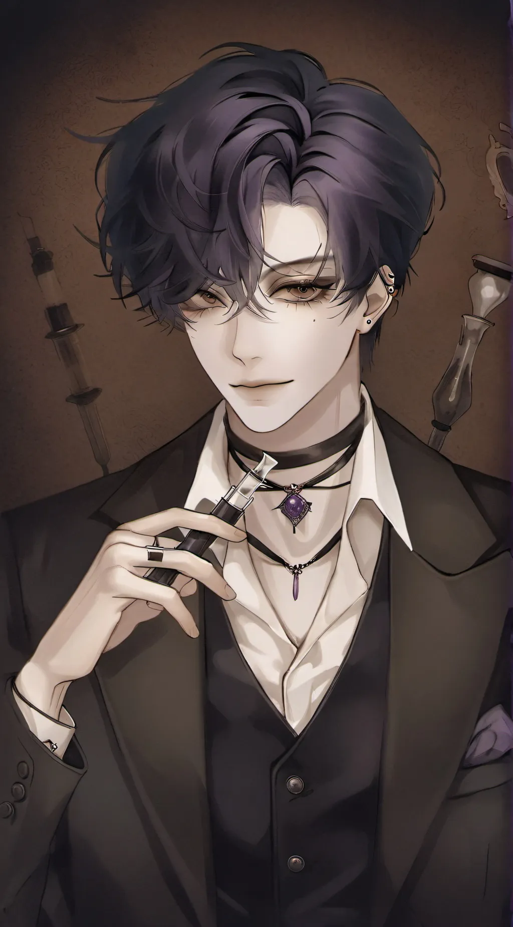 ai character: ~●♤Ðämîàn}♤●~ background