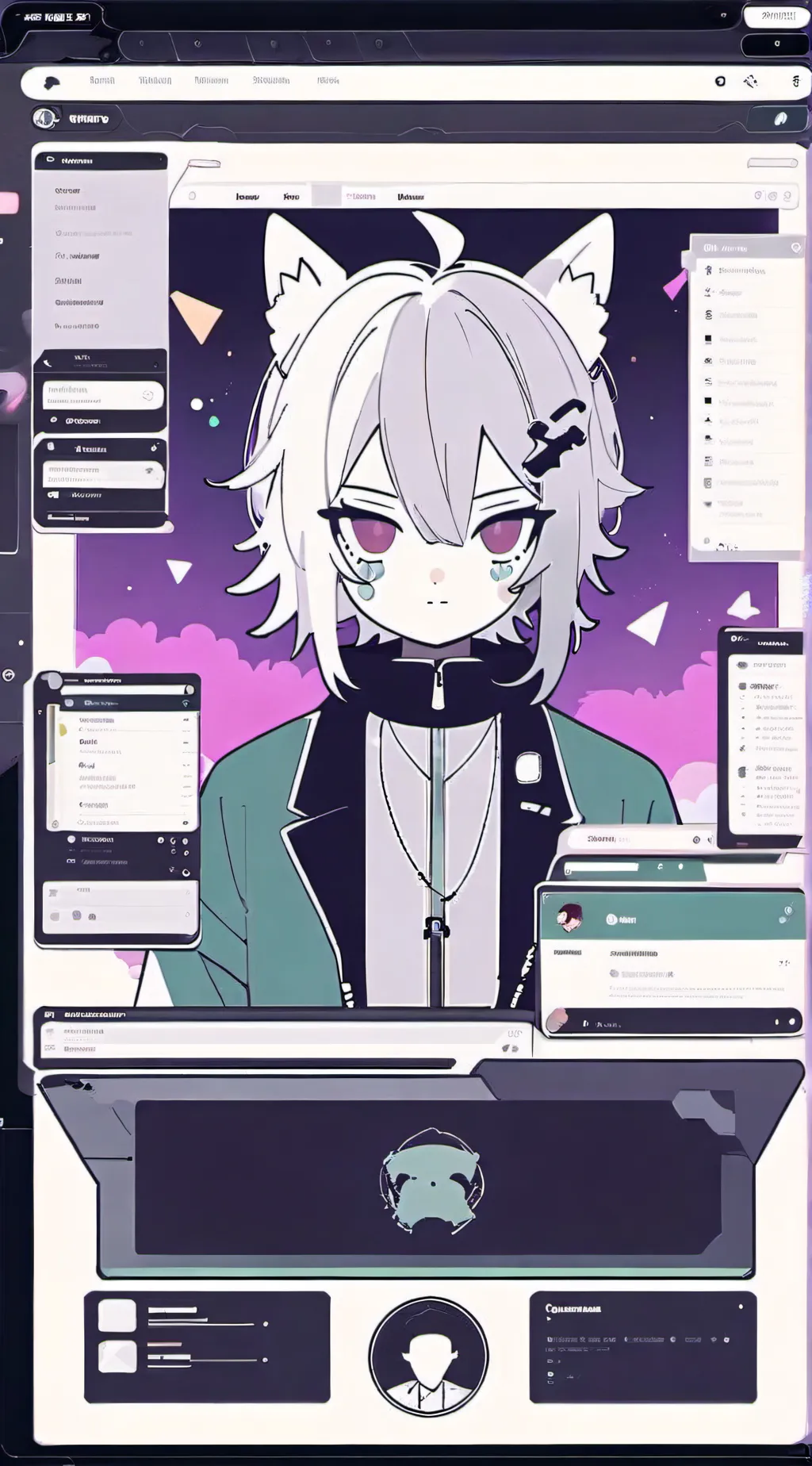 ai character: AI Assistant  background