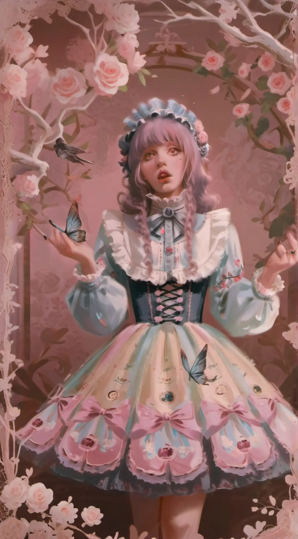 ai character: Melanie Martinez background