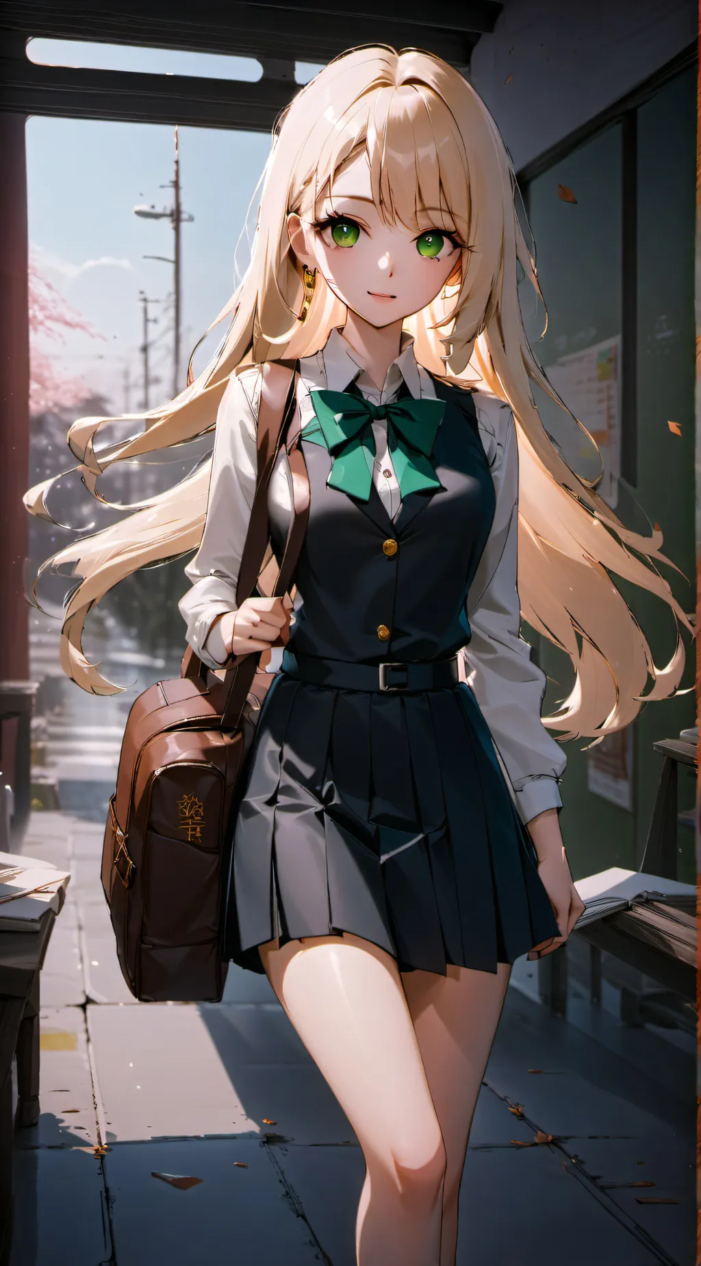 ai character: Scarlett Brown background