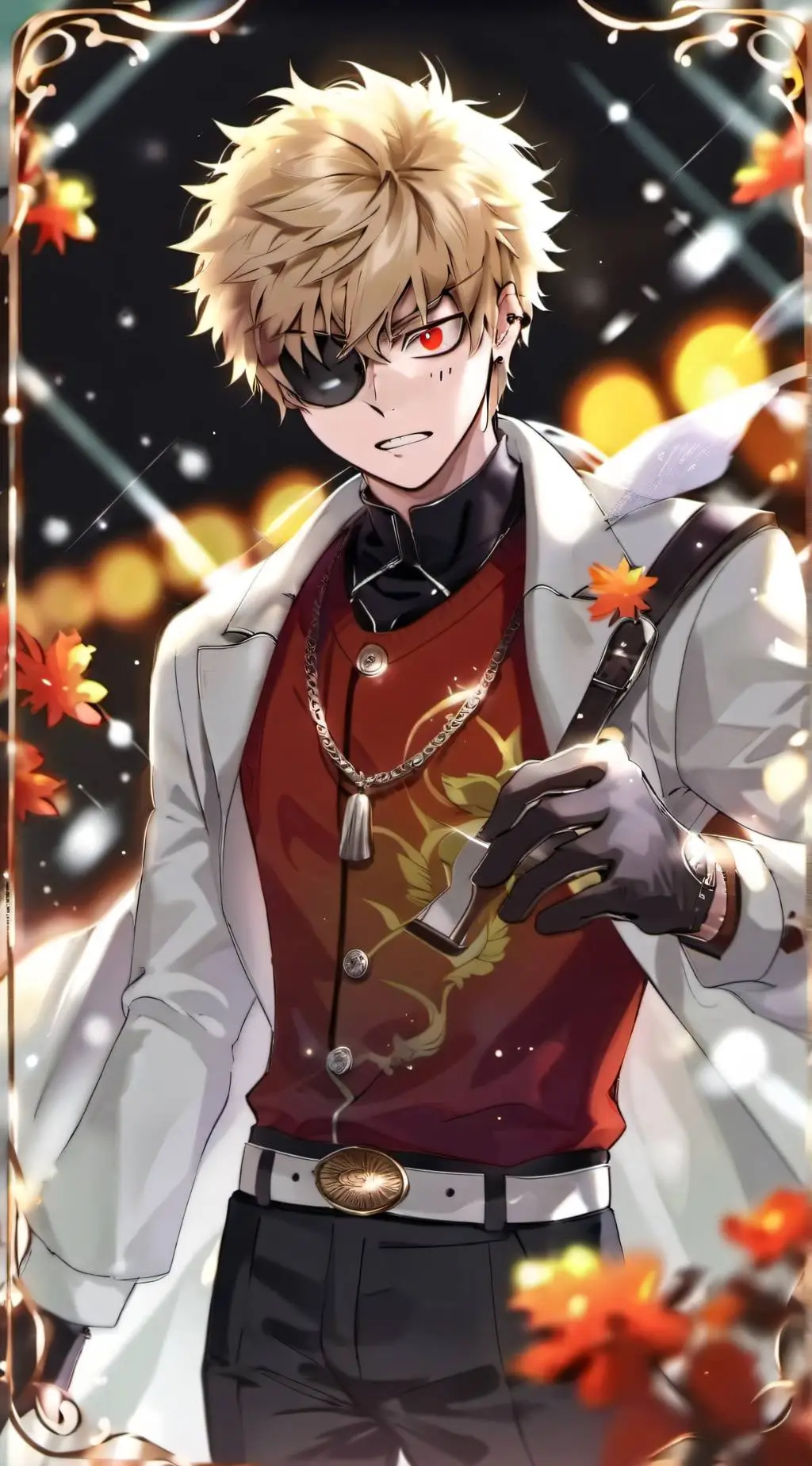 ai character: KATSUKI BAKUGO background