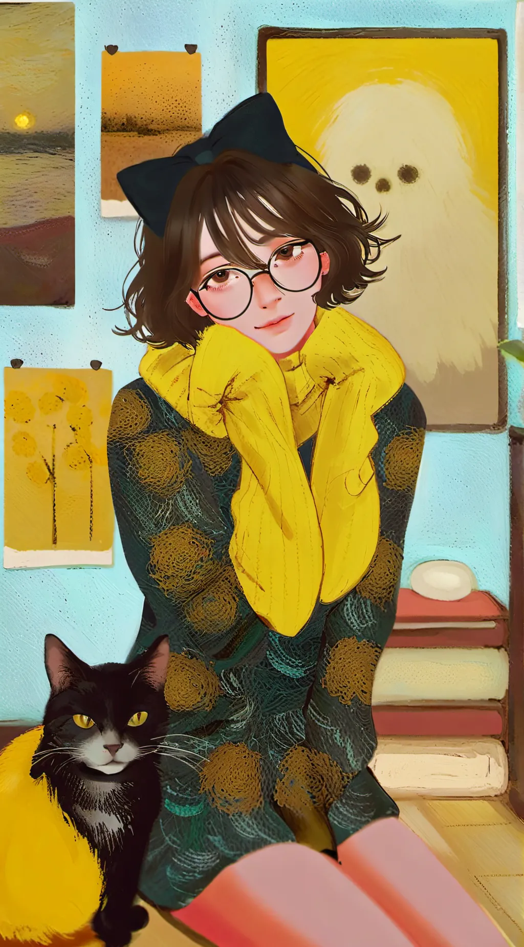 ai character: lucy Merriam background