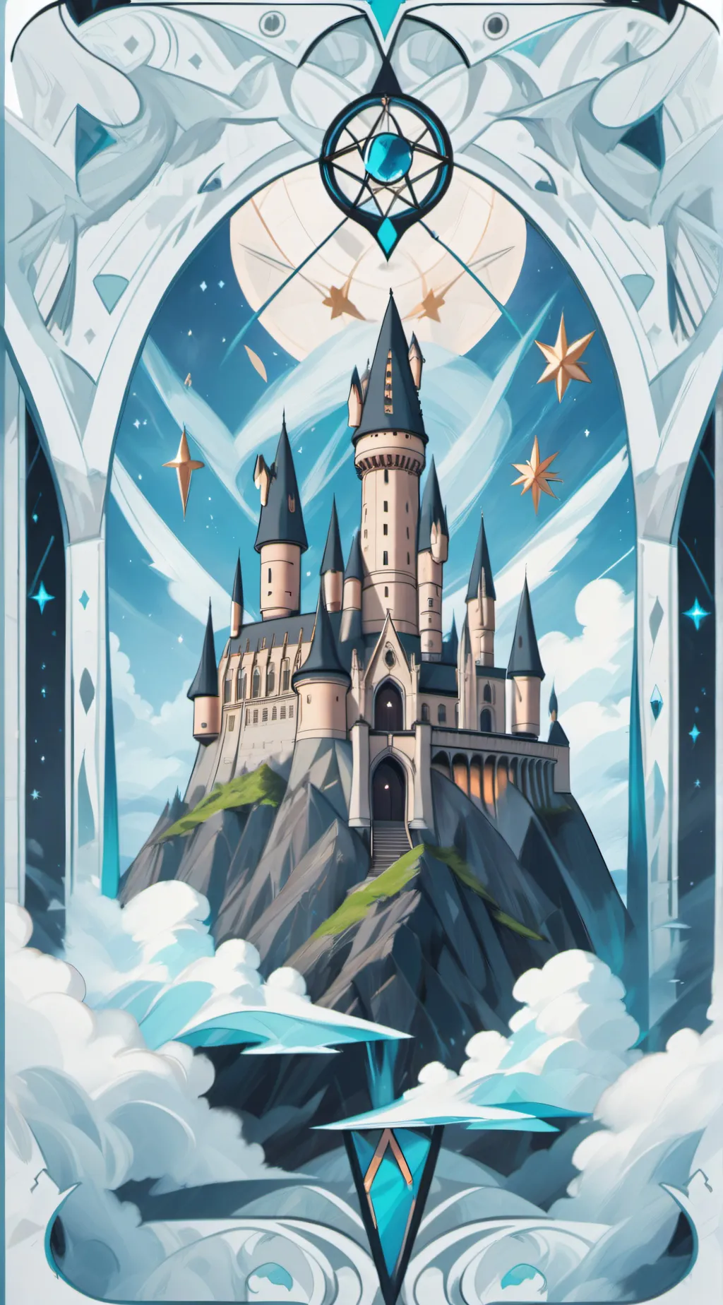 ai character: Hogwarts background