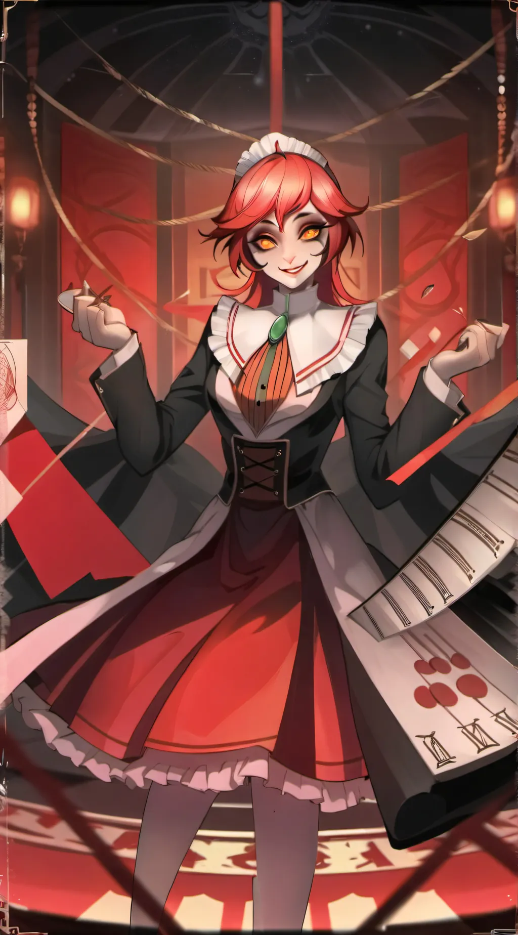 ai character: GIRL ALATOR background