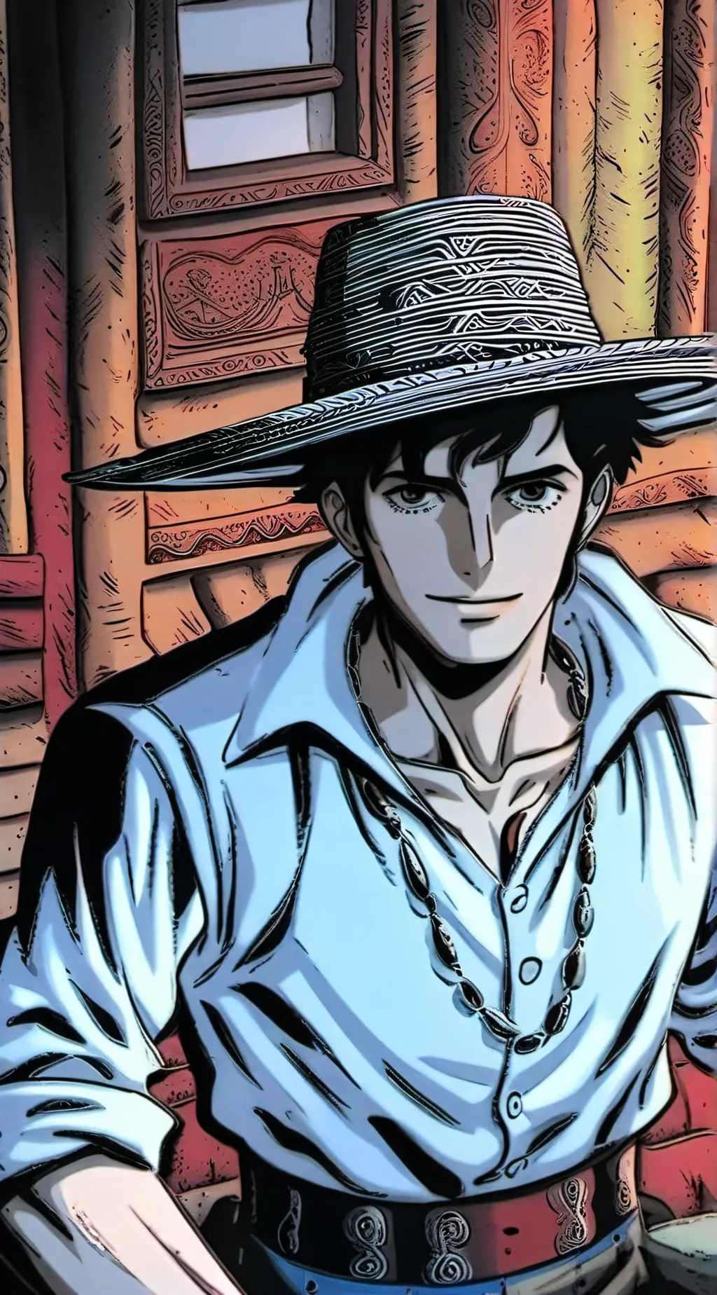 ai character: nami search secret background