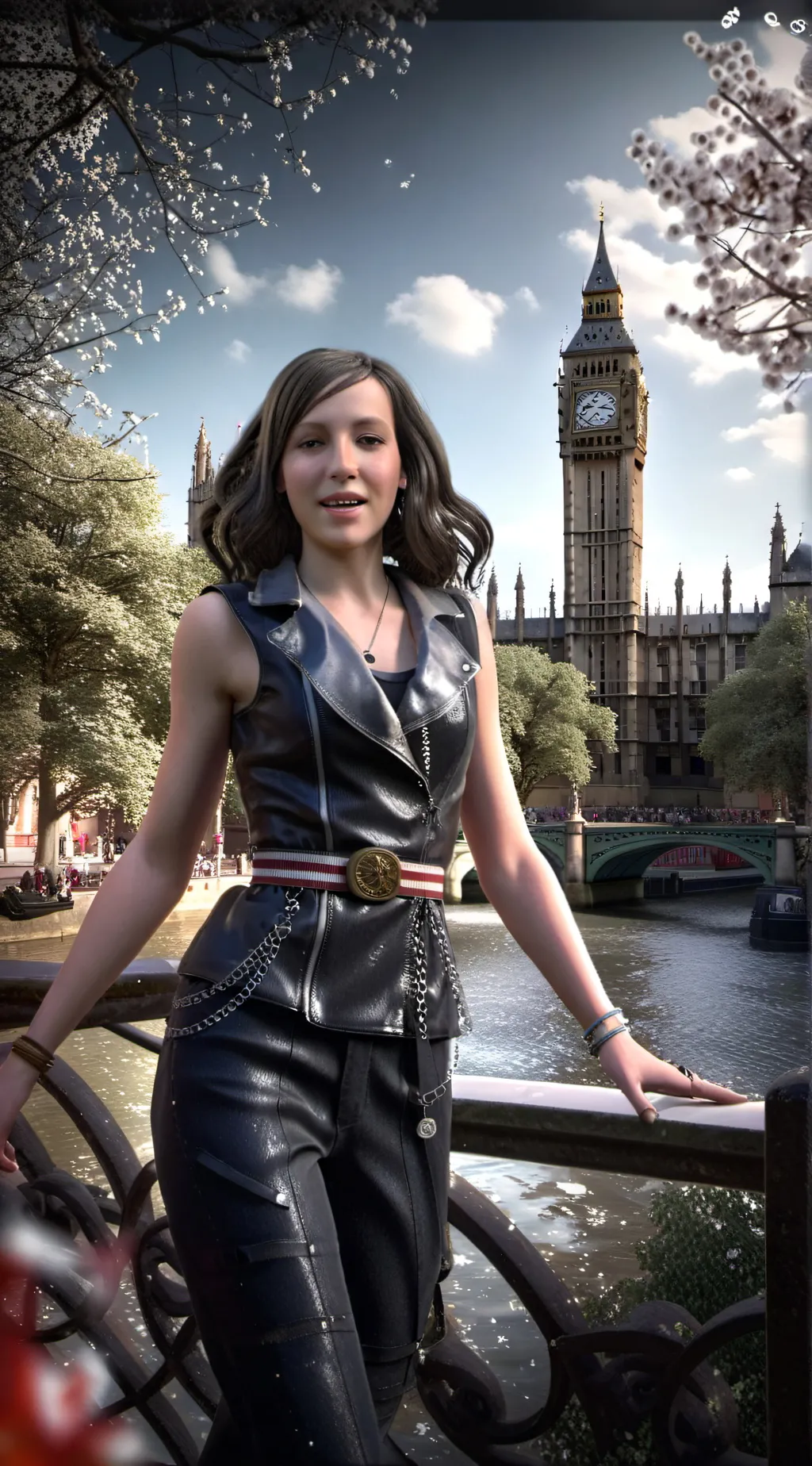 ai character: london background