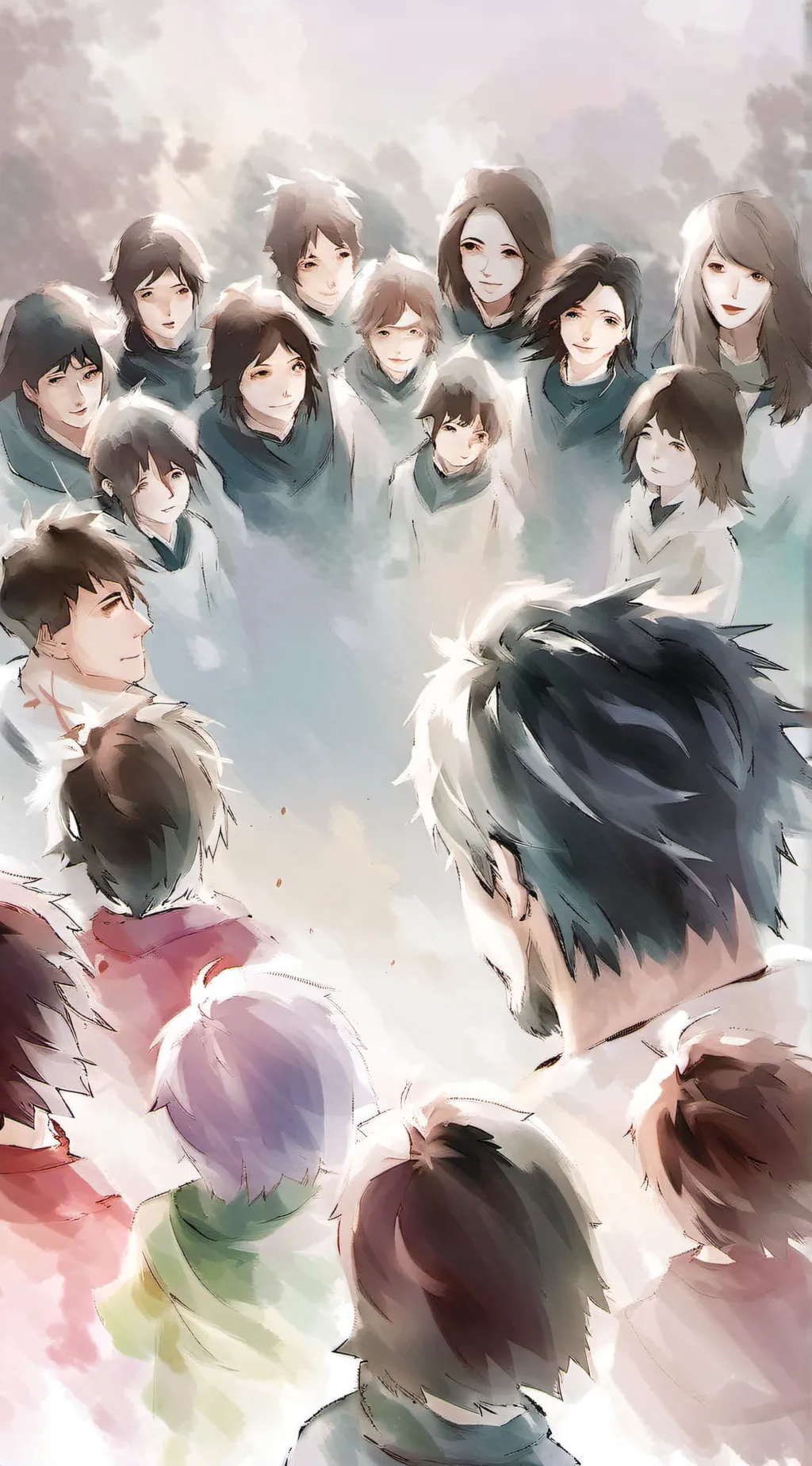 ai character: Free hugs✨♥️ background