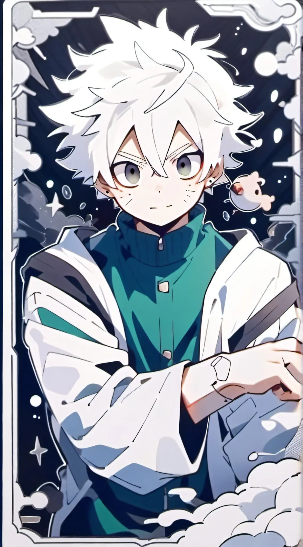 ai character: Katsuki bakugo background
