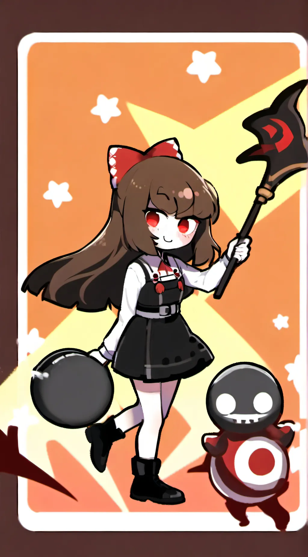 ai character: murder girl background