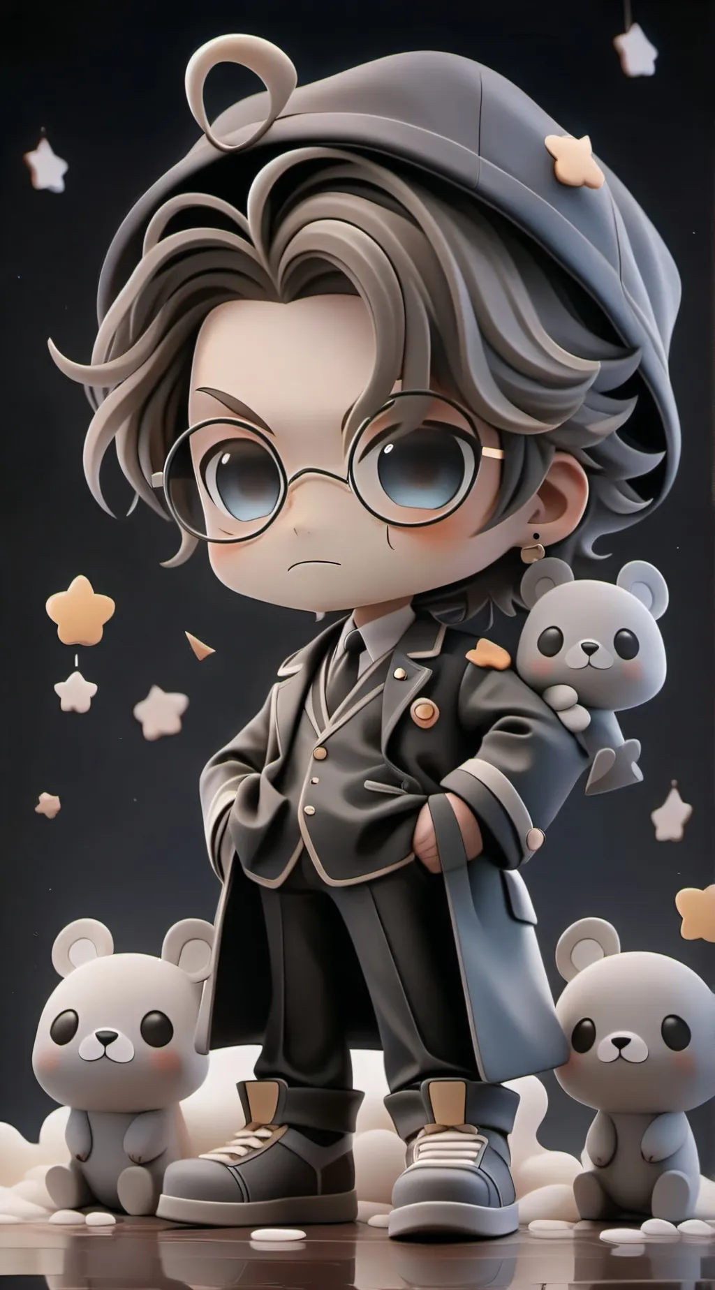 ai character: un weekend da bam. background