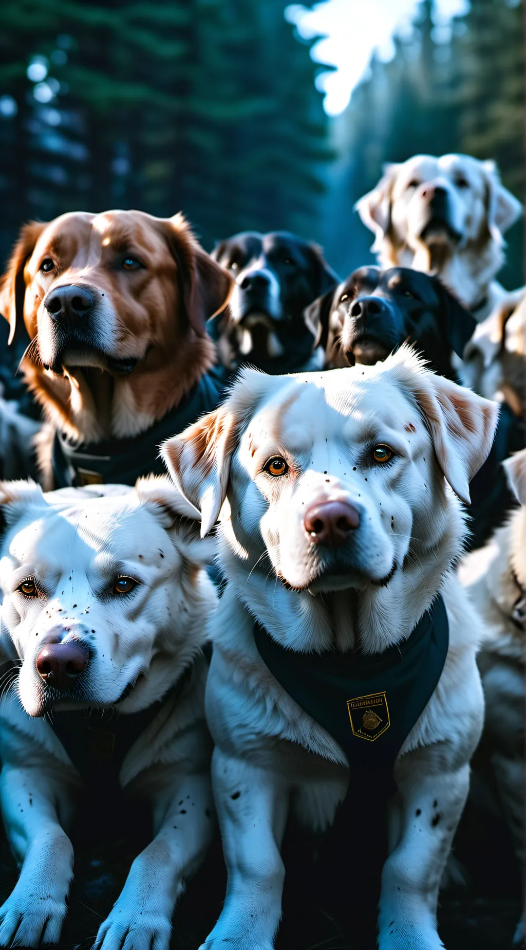 ai character: DOG PURGE background