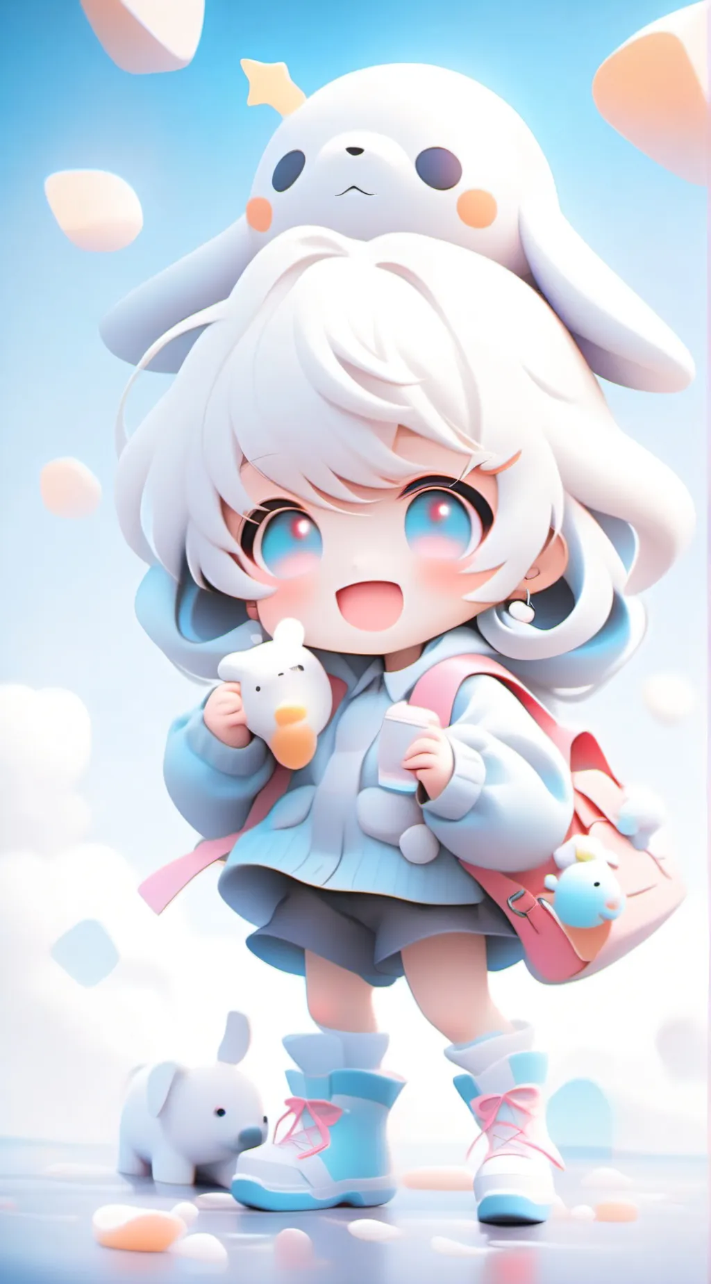 ai character: cute sis background