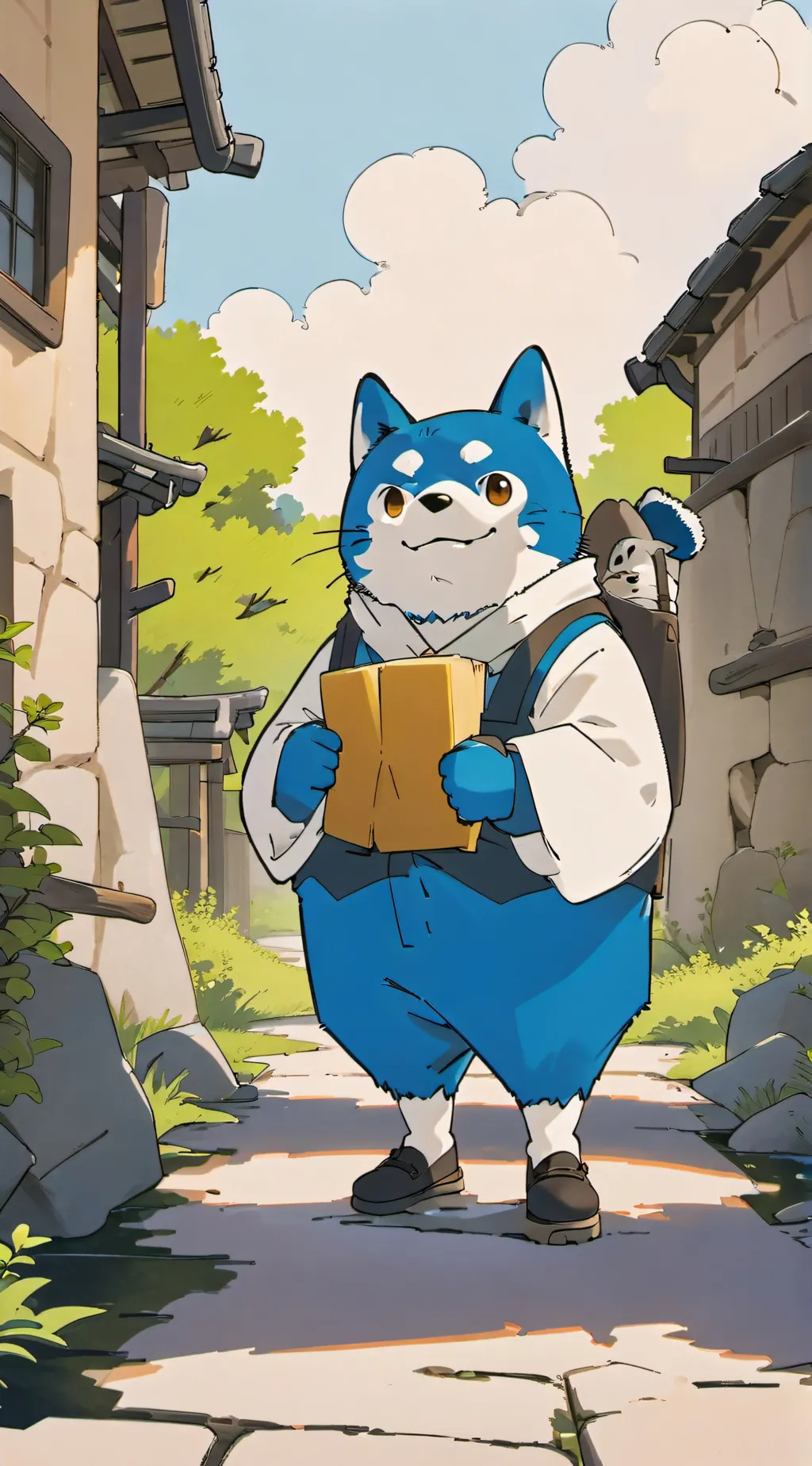 ai character: Bluey x tadc background