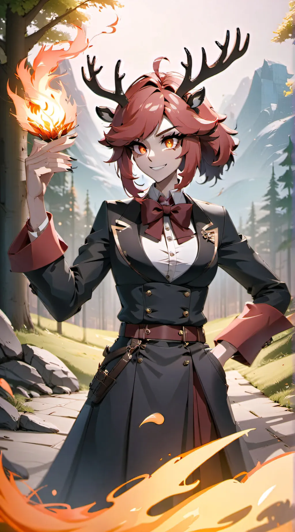 ai character: ||Twisted Hazbin|| background