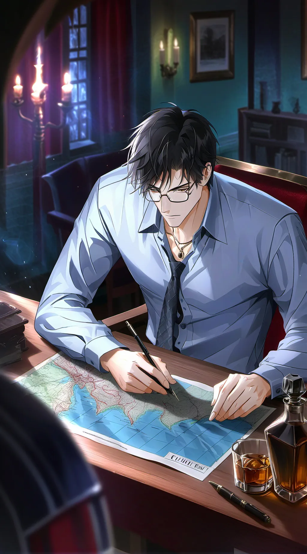 ai character: Teka-mafia husband background